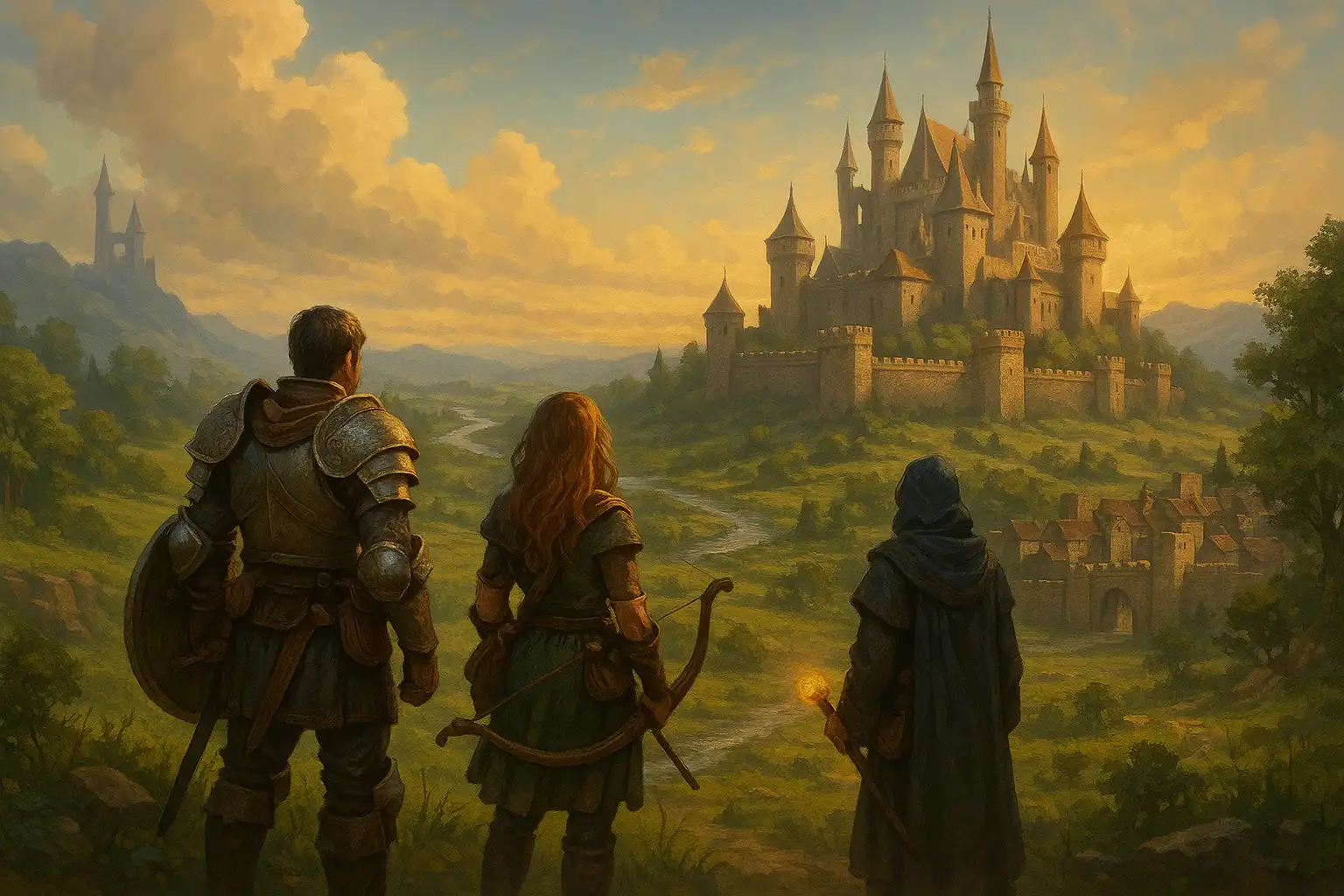 Классическая MMORPG с открытым миром